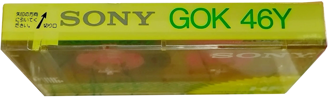 Compact Cassette Sony HF 46 "Gokkigen GOK 46Y" Type I Normal 1985 Japan