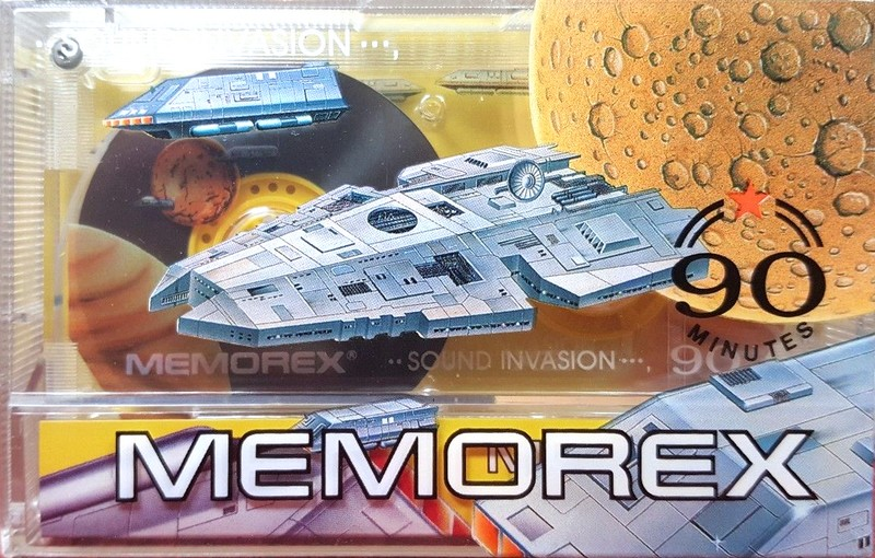 Compact Cassette Memorex 90 "Sound Invasion" Type I Normal 1989 Europe
