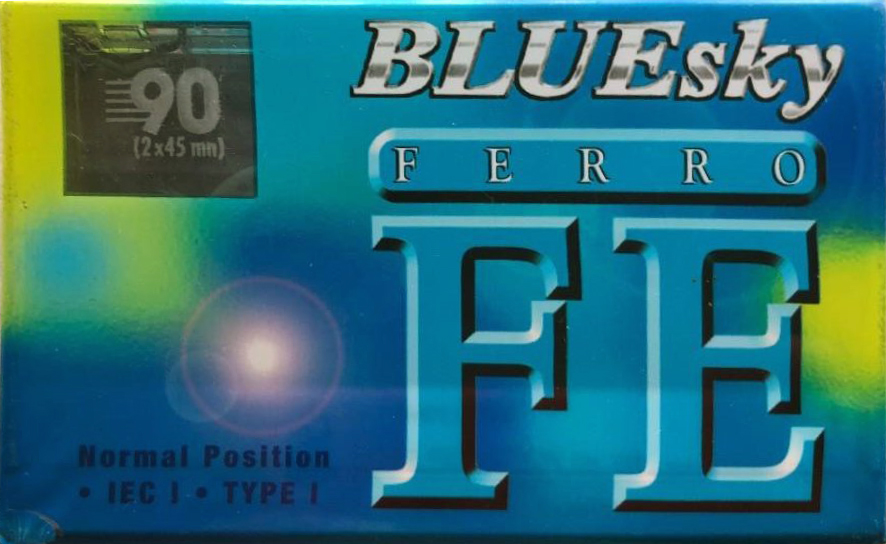 Compact Cassette BLUESky FE 90 Type I Normal Europe