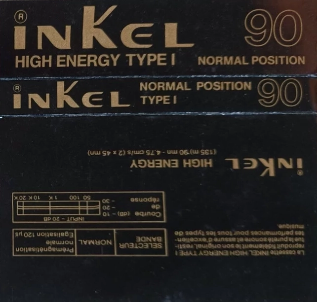 Compact Cassette Inkel 90 Type I Normal 1983 Spain