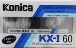 Compact Cassette Konica KX-I 60 Type I Normal 1988 Japan
