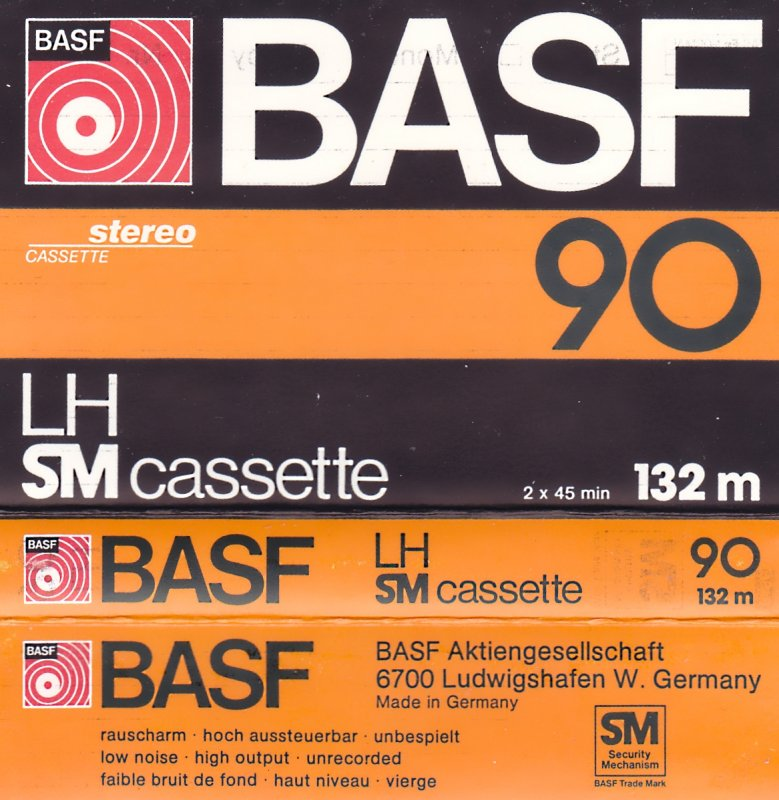 Compact Cassette BASF LH 90 Type I Normal 1978 Germany