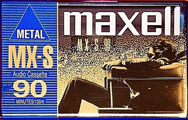 Compact Cassette Maxell MX-S 90 Type IV Metal 1998 North America