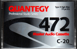 Compact Cassette Quantegy 472 20 Type II Chrome 1996 USA
