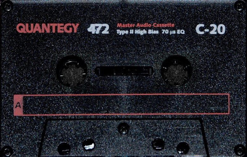 Compact Cassette Quantegy 472 20 Type II Chrome 1996 USA