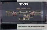 Compact Cassette Thats Suono 90 Type IV Metal 1988 Europe