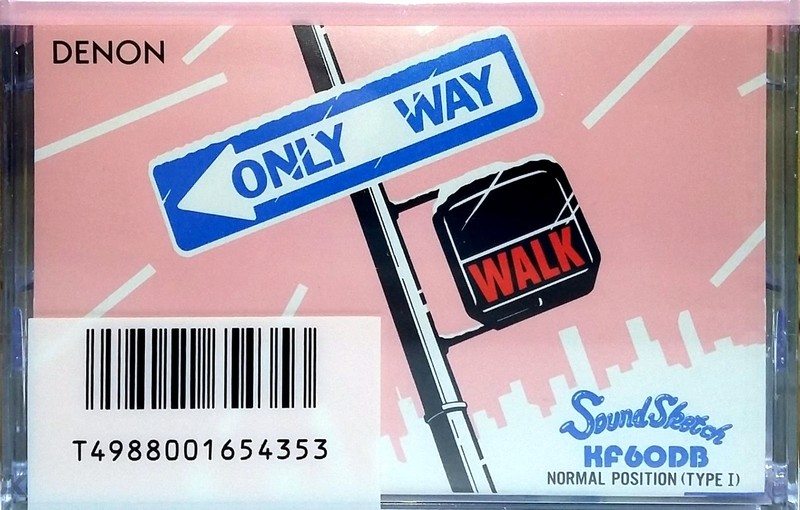 Compact Cassette Denon KF 60 "Sound Sketch Only Way KF60DB" Type I Normal 1986 Japan