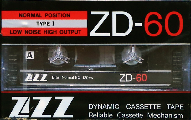 Compact Cassette ZZZ ZD 60 Type I Normal 1988 Worldwide