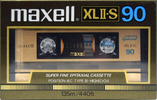 Compact Cassette Maxell XLII-S 90 Type II Chrome 1985 Europe