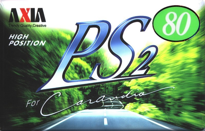 Compact Cassette AXIA PS-II / PS-2 80 "PS2K 80" Type II Chrome 1998 Japan