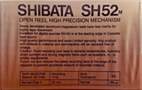 Compact Cassette Shibata 52 "SH52M" Type I Normal Hong Kong