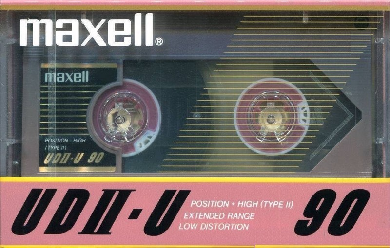 Compact Cassette Maxell UDII-U 90 Type II Chrome 1985 Japan