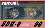 Compact Cassette Maxell UDII-U 90 Type II Chrome 1985 Japan