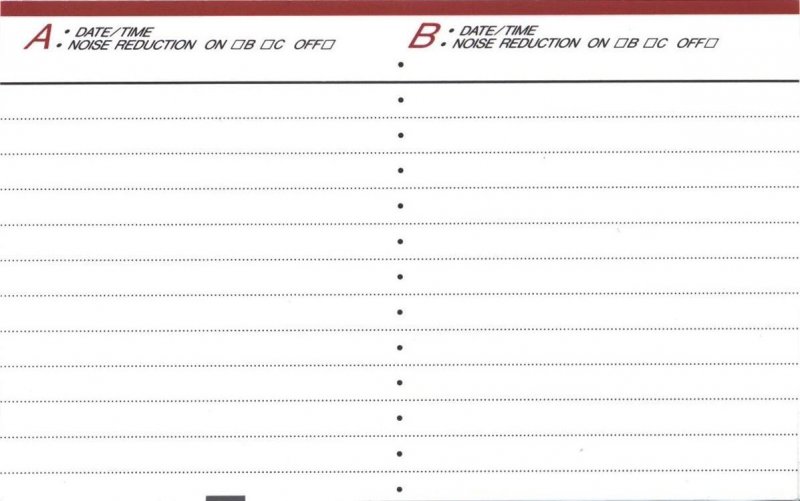 Compact Cassette TDK SR 40 "SR-40R" Type II Chrome 1992 Japan