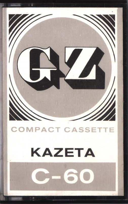 Compact Cassette GZ 60 Type I Normal 1975 Czechoslovakia