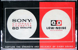 Compact Cassette Sony 60 Type I Normal 1972 Japan