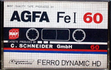 Compact Cassette BAF 60 "Ferro Dynamic HD" Type I Normal 1986 Germany