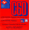 Compact Cassette AGFA 60 Type I Normal 1971 Germany