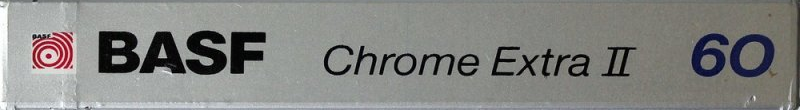 Compact Cassette BASF Chrome Extra II 60 Type II Chrome 1989 Latin America