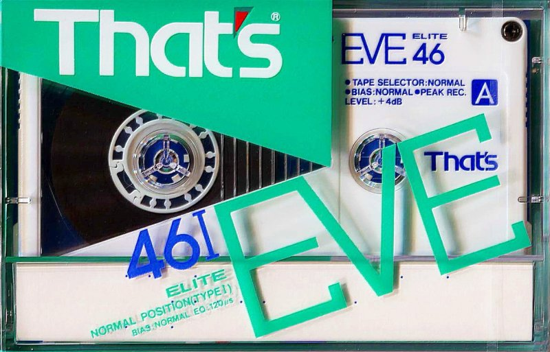 Compact Cassette Thats EVE 46 Type I Normal 1986 Japan