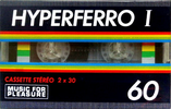 Compact Cassette Music For Pleasure Hyperferro I 60 Type I Normal 1986 France