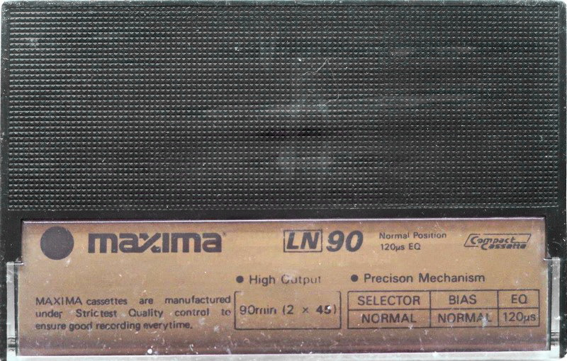 Compact Cassette Maxima 90 "LN" Type I Normal