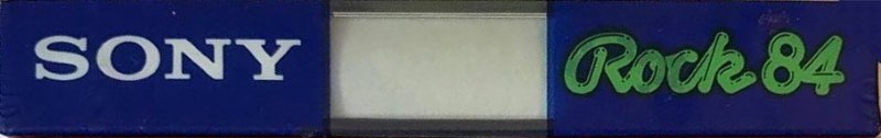 Compact Cassette Sony 84 "Rock 84" Type II Chrome 1981 Japan