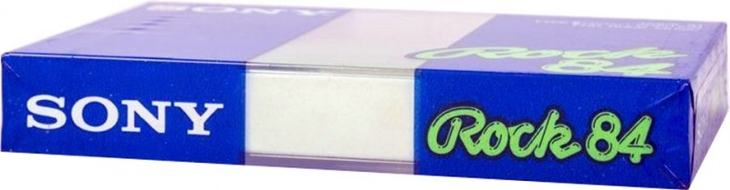 Compact Cassette Sony 84 "Rock 84" Type II Chrome 1981 Japan