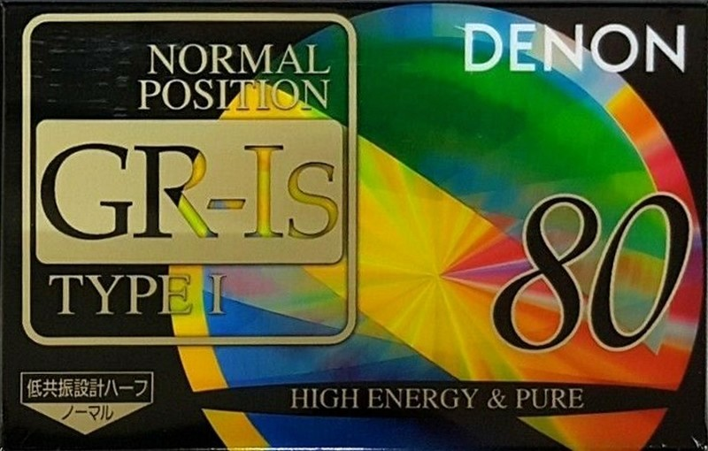 Compact Cassette Denon GR-Is 80 "GR-1S 80W" Type I Normal 1993 Japan