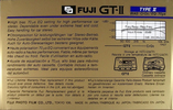 Compact Cassette Fuji GT-II 60 Type II Chrome 1982 Europe