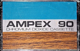 Compact Cassette Ampex 90 "363-C90" Type II Chrome 1972 USA