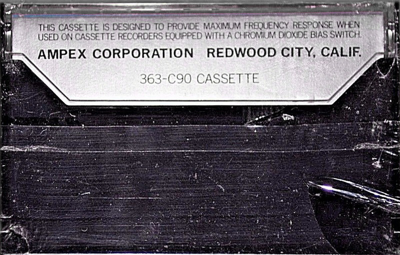 Compact Cassette Ampex 90 "363-C90" Type II Chrome 1972 USA