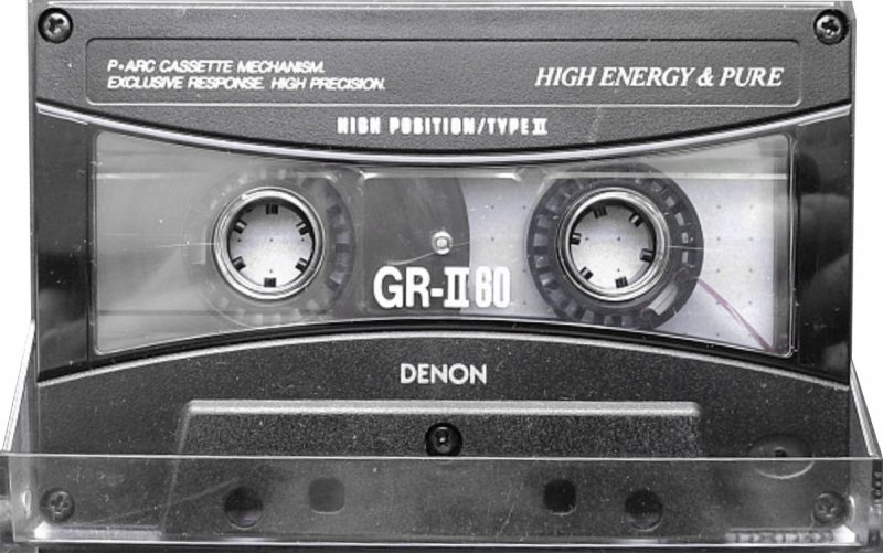 Compact Cassette Denon GR-II 60 "GR-2 60U" Type II Chrome 1994 Japan