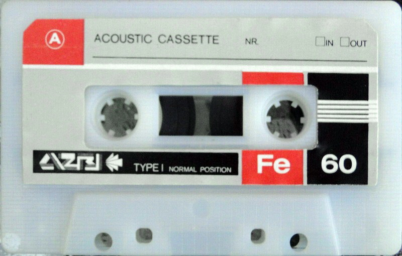Compact Cassette Azbi 60 Type I Normal Hong Kong