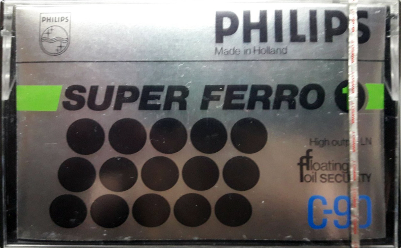 Compact Cassette Philips Super Ferro 90 Type I Normal 1979 Europe