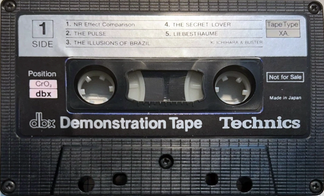 Compact Cassette Technics XA 46 "dbx" Demonstration Tape 1989 Japan