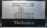 Compact Cassette Technics XA 46 "dbx" Demonstration Tape 1989 Japan