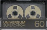 Compact Cassette Universum 60 Type II Chrome 1983 Europe