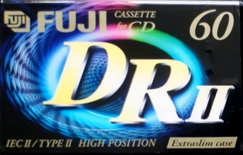 Compact Cassette Fuji DR-II 60 Type II Chrome 1998 Worldwide