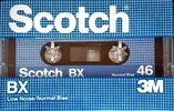 Compact Cassette Scotch BX 46 Type I Normal 1982 Europe
