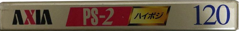Compact Cassette AXIA PS-II / PS-2 120 "PS2G 120" Type II Chrome 1995 Japan