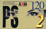 Compact Cassette AXIA PS-II / PS-2 120 "PS2G 120" Type II Chrome 1995 Japan