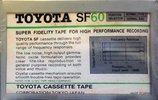 Compact Cassette Toyota SF 60 Type I Normal 1987 Japan