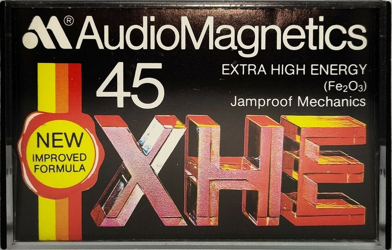 Compact Cassette Audio Magnetics XHE 45 Type I Normal 1975 Europe