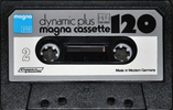 Compact Cassette Magna Dynamic Plus 120 Type I Normal 1980 Europe