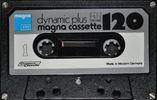 Compact Cassette Magna Dynamic Plus 120 Type I Normal 1980 Europe