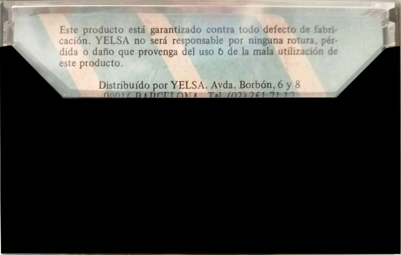 Compact Cassette Yel 46 Type I Normal Spain