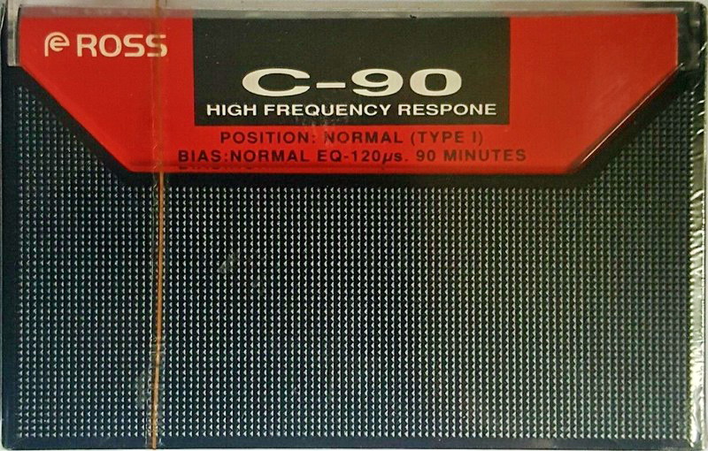 Compact Cassette Ross 90 "Ultra Dynamic Cassette" Type I Normal Unknown Country