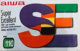 Compact Cassette Aiwa FRC 110 "SE Super Excellent" Type I Normal 1988 Europe