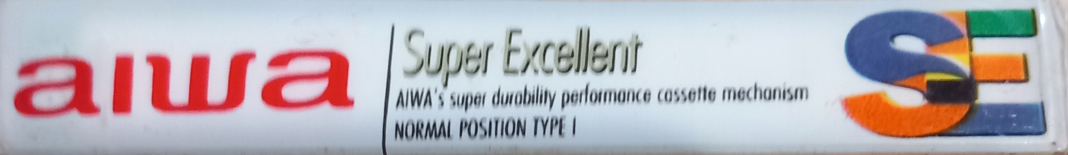 Compact Cassette Aiwa FRC 110 "SE Super Excellent" Type I Normal 1988 Europe